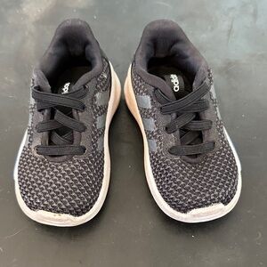 Adidas Kids Black and Gray Sneakers